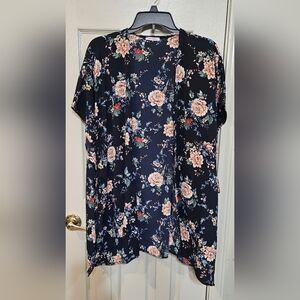Elegant Floral Kimono Cardigan